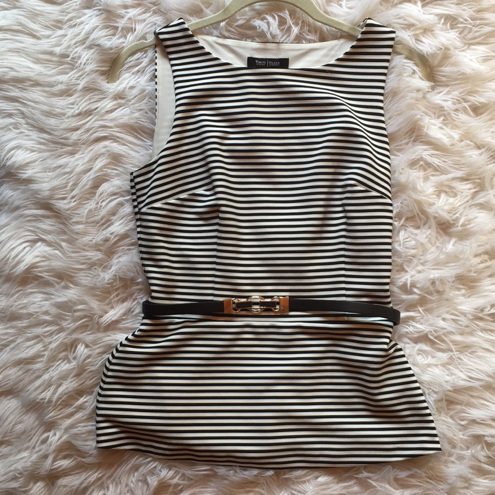 White House Black Market peplum blouse